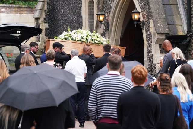 Funeral for Chloe and Josh Bashford: Parents murdered in their Newhaven home.