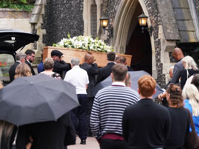 Funeral for Chloe and Josh Bashford: Parents murdered in their Newhaven home.