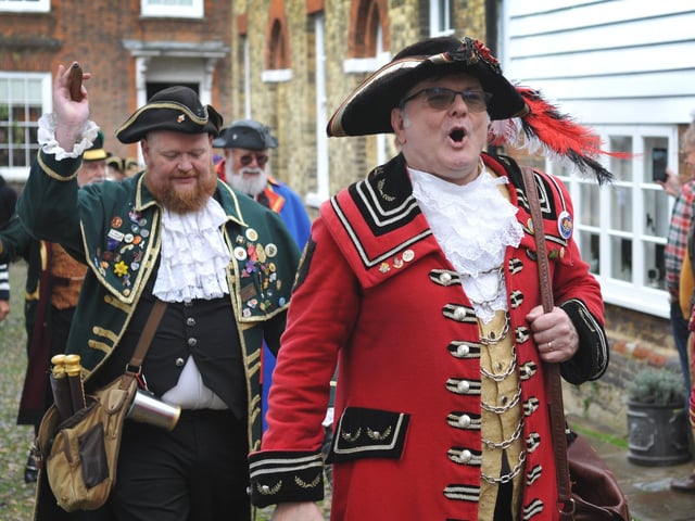 The 71st National Town Criers' Championships in Rye on October 12 2024.
