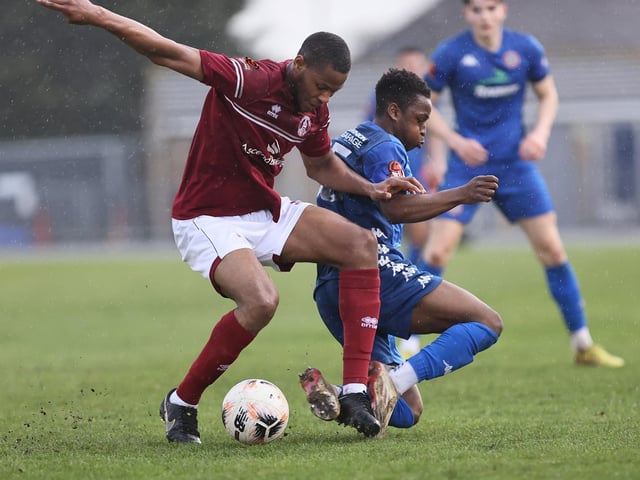 Action from Worthing's National League South defeat at Chelmsford