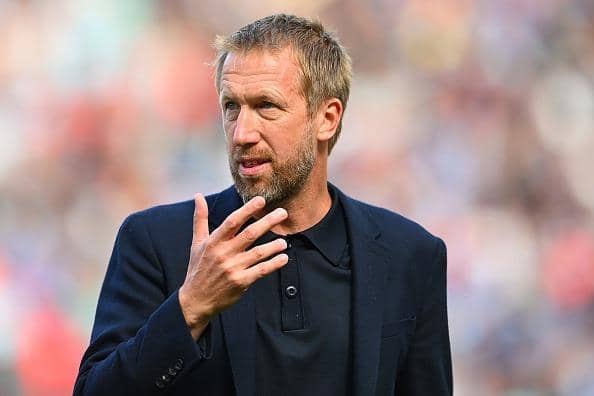 Brighton head coach Graham Potter led his team to victory at Manchester United on the opening day of the Premier League season