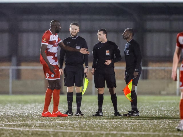 Action from Eastbourne Borough v Aveley