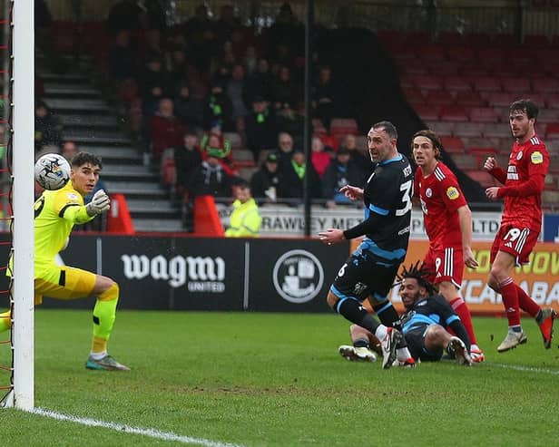 Danilo Orsi has scored 17 goals for Crawley Town this season. Photo: Natalie Mayhew (Butterfly Football)