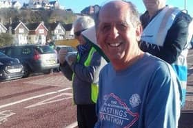 Eric Hardwick has been a familiar figure at the Hastings Half for decades