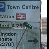 Filthy Signs ASMR in Eastbourne cleaning road signs
