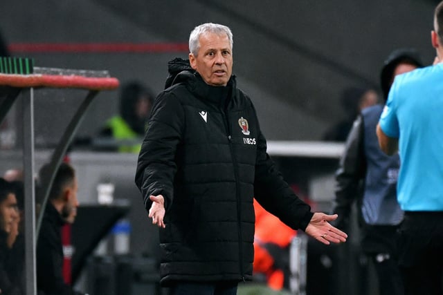 Swiss manager Lucien Favre is out of work following his dismissal from French club OGC Nice in January