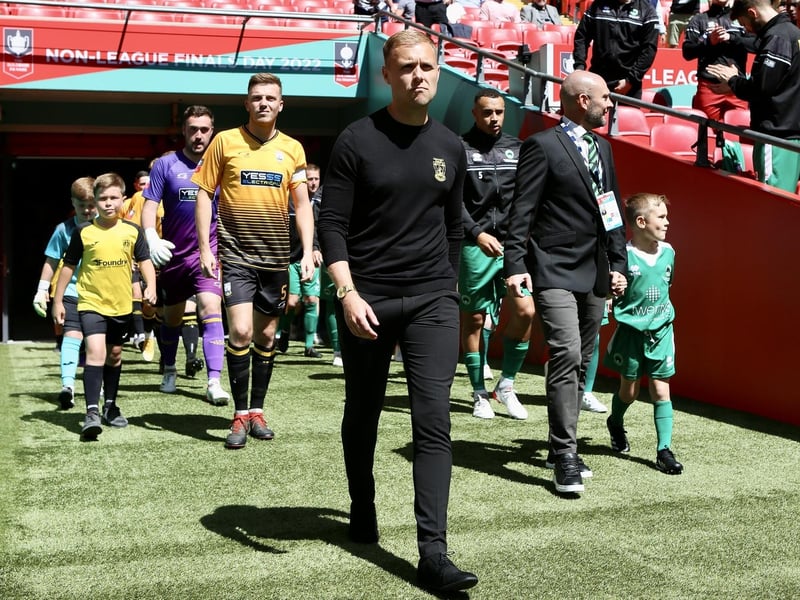 Littlehampton Town at Wembley for the 2022 FA Vase final