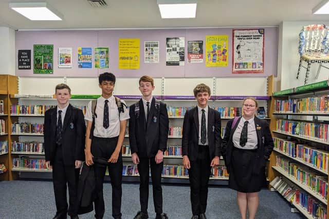 Durrington High entrants in the National Scientific Thinking Challenge