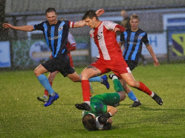Steyning Town v Crowborough Athletic in the SCFL premier