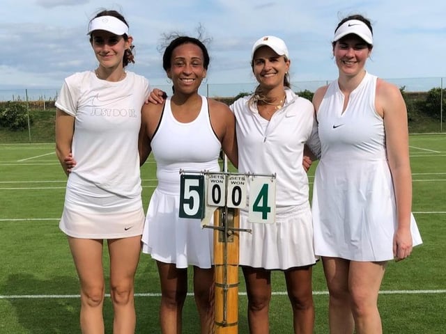Winners and action from the 2023 Rye Tennis Club tournament