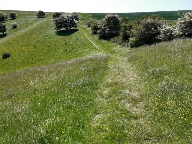 Then continue around the ridge