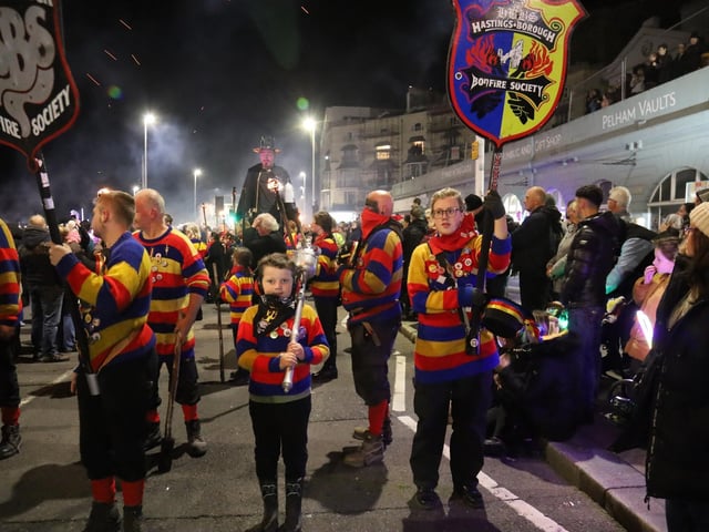 Hastings Bonfire 2025. Photo by Andrew Clifton.