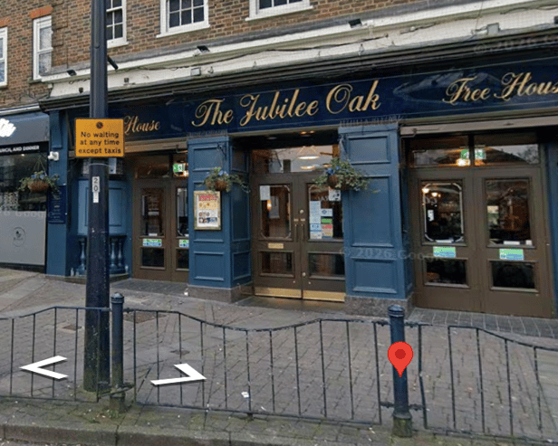 The Jubilee Oak, in Crawley High Street, is part of the J D Wetherspoon chain. Photo: Google Street View