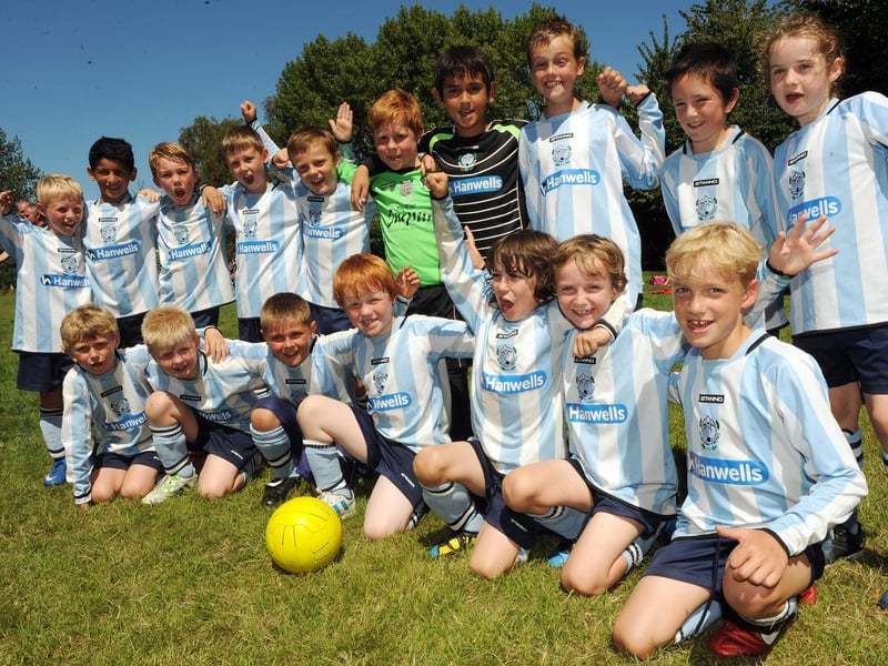 Worthing United Youth U8s at a tournament in June 2011