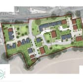 How the layout of the 44 new homes in Bersted could look