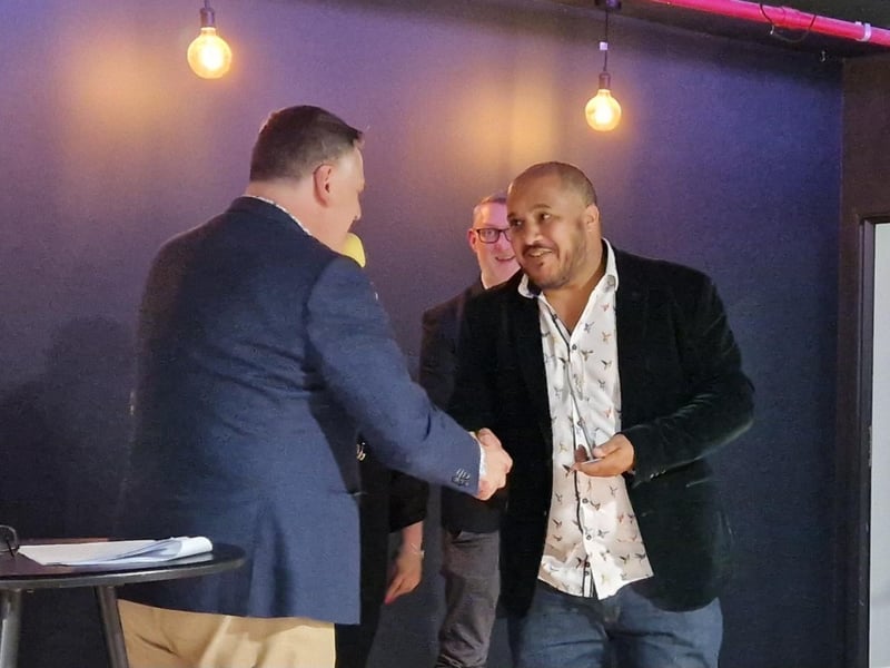 Fundraiser of the Year winner Toby Wilson