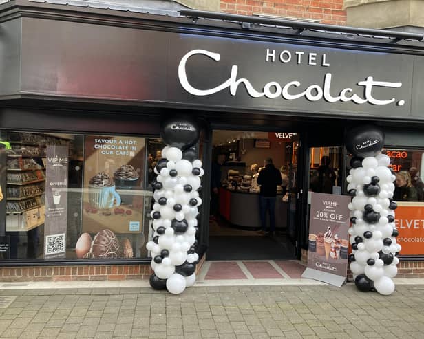 Luxury chocolatier Hotel Chocolat has opened a new store in West Street, Horsham