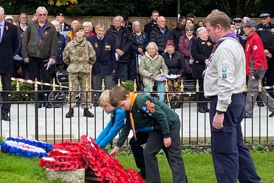 Beavers, Cubs and Scouts from across Haywards Heath, Bolnore and Lindfield attended the Muster Green event in Haywards Heath