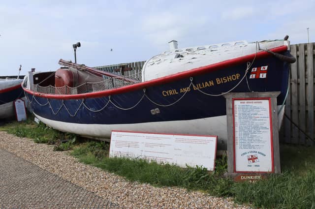 Cyril and Lilian Bishop on display at the Shipwreck Museum in Hastings