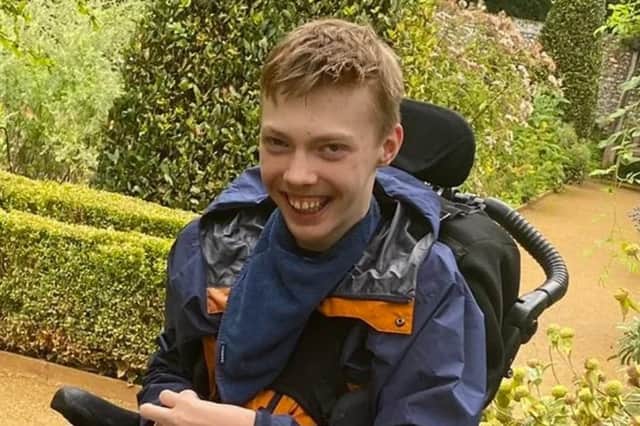 Samuel Pallant, who won an award for his book identifying issues for wheelchair users in the parish, has cerebral palsy and relies on round-the-clock care