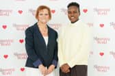 Tracy Canning from Uckfield with Olympic boxing champion Nicola Adams. Photo: Matt Lowe