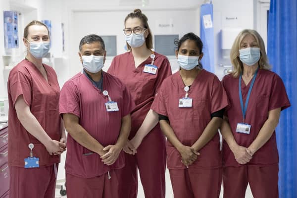 Queen Victoria Hospital staff on the head and neck cancer unit