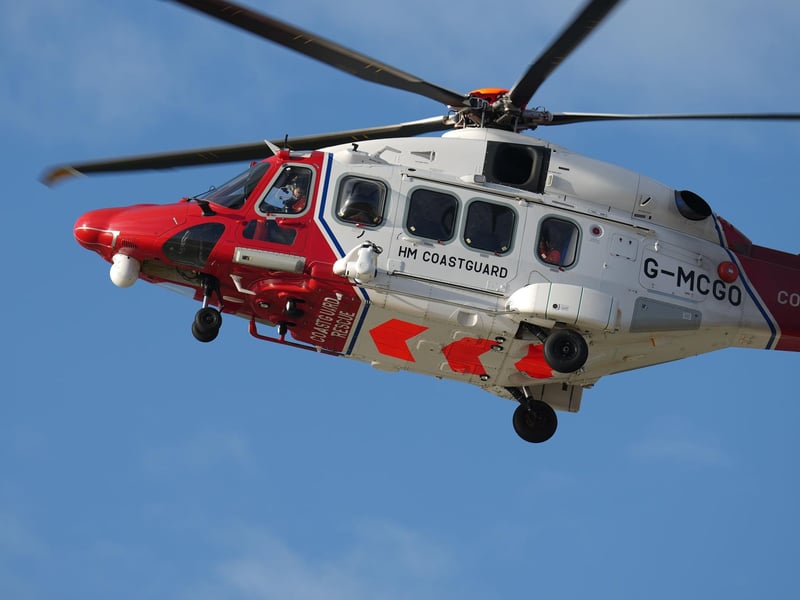 A large search and rescue mission has been launched to find a missing swimmer. Picture: Eddie Mitchell