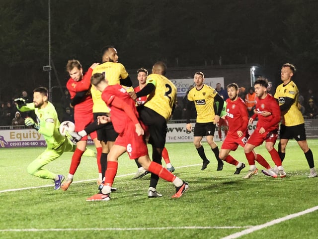 Worthing produced a brilliant display to beat Maidstone United 5-1 at Woodside Road. Photographer Mike Gunn was there to catch the action