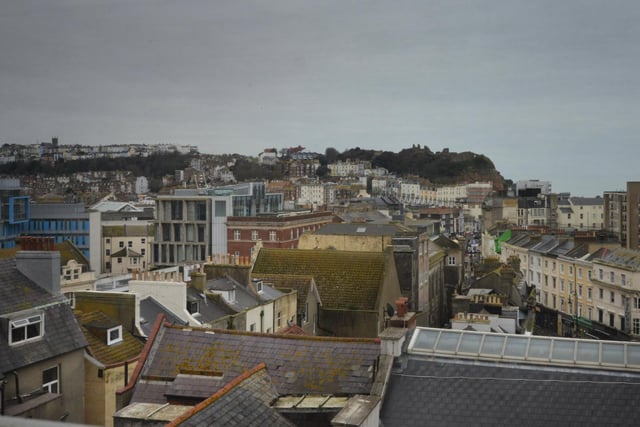 Tour of the Old Observer Building in Hastings with Jay Simpson, Tenants and Spaces Coordinator WRNV.

View over the town centre looking towards Hastings Castle.