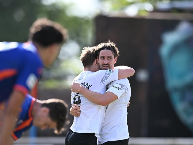 Horsham FC moved up to second in the National League South with a hard-fought 2-1 win at Braintree Town