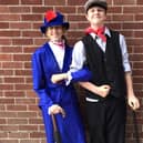 "Mary Poppins and Bert"