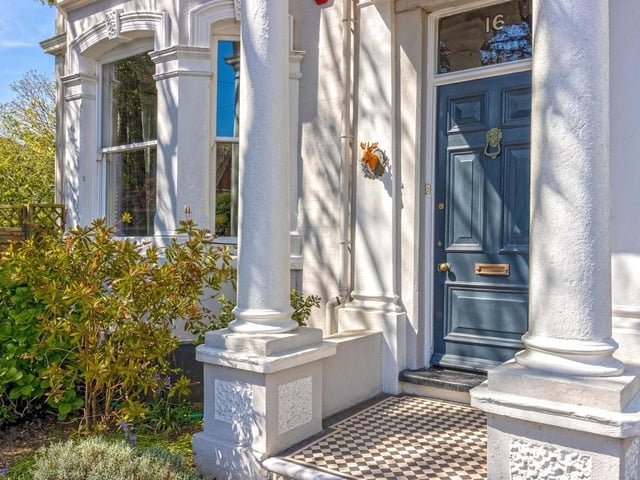 This house in St Michael's Road, Worthing, boasts seven bedrooms, three spacious reception rooms, original features and even a turret. It is on the market with Robert Luff & Co for £1,500,000.