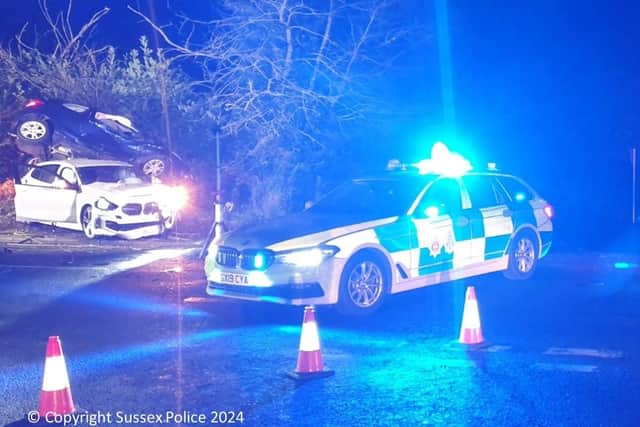 The national policing operation, at Christmas, ‘saw consistently high results for the second year running’, with more than 6,600 motorists arrested for offences. Photo: Sussex Police