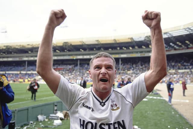 Tottenham Hotspur days in the company of Paul Gascoigne were never dull, Gut Butters recalls | Photo by Simon Bruty/Allsport/Getty Images/Hulton Archive