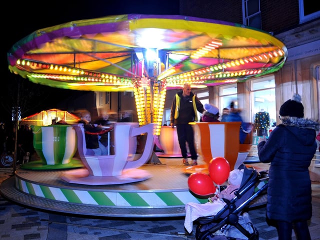 Fun fair rides.