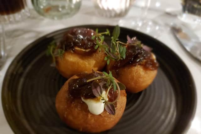 The Boursin savoury doughnuts at Pitch
