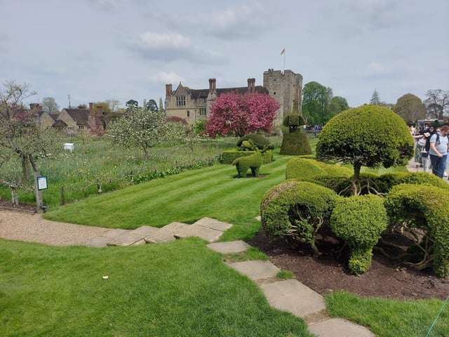 Katherine had a fantastic day at Hever Castle