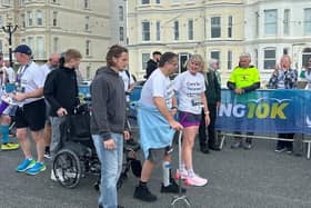 RAF veteran Ed Sampson completes the Worthing 10K