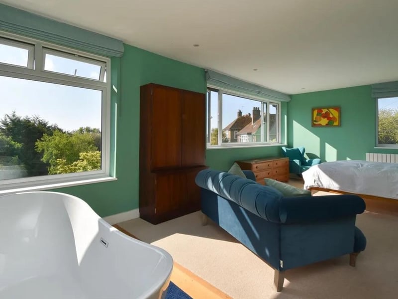 Main bedroom with bath