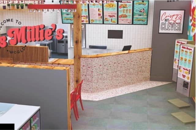 A popular fast food fried chicken chain is set to arrive at a service station near Eastbourne. Picture: Millie's Fast Food