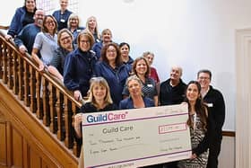 Goring Hall cheque presentation to Guild Care 