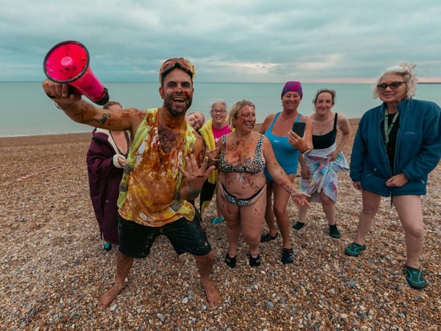 A pilot event for the Splat & Splash UK Tour came to Seaford Beach on Thursday, July 28. Photo: TK Photography (Tadas Kaminskas)