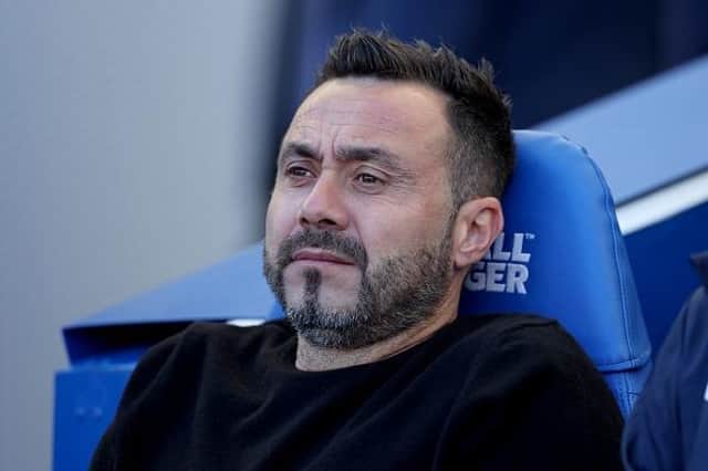 Brighton and Hove Albion head coach Roberto De Zerbi could have another injury issue to contend with