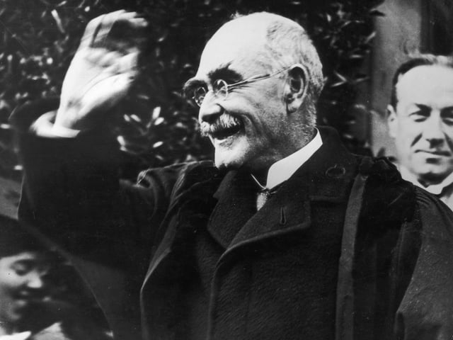 "Mandalay" (1890), "Gunga Din" (1890), "The Gods of the Copybook Headings" (1919), "The White Man's Burden" (1899), and "If—" (1910) are some of the most famous poems of all time. Kipling seen as an innovator in the art of the short story. 
Kipling lived in Burwash, East Sussex from 1902 until he died in 1936.