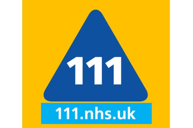 Use the 111 service