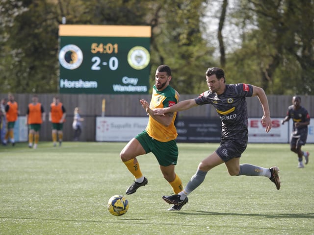 Images from Horsham FC's win at home to Cray Wanderers