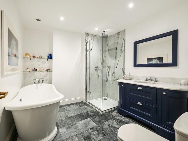 This town house really is quite special, converted from the former court house in Steyning. It has come on the market with estate agent Hamilton Graham at £1.6million.