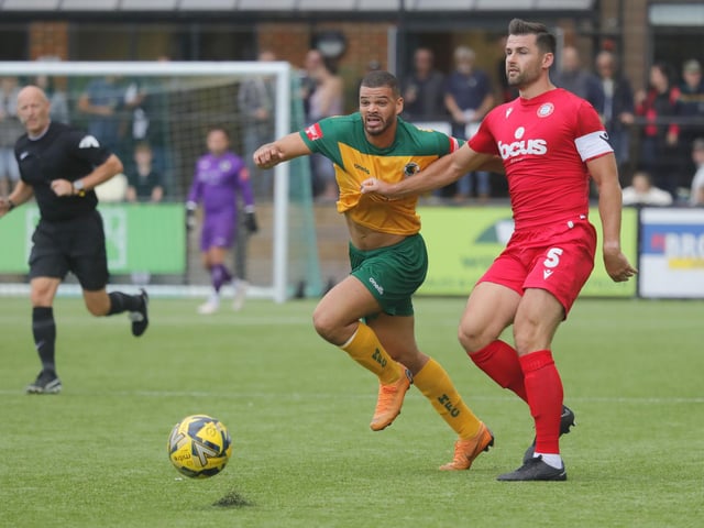 Action from Horsham's pre-season defeat to West Sussex neighbours Worthing