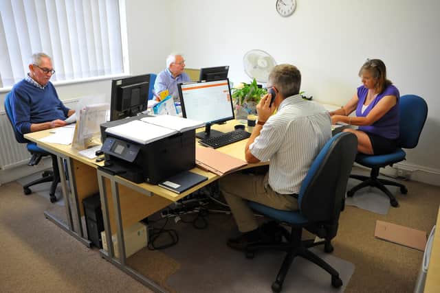 Horsham Debt Advice Service group. Pic S Robards SR2205201