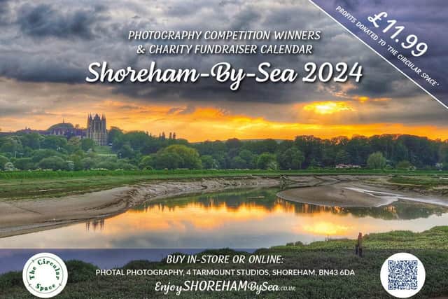 Shoreham is celebrated in a charity calendar for 2024, featuring winners of the EnjoyShorehamBySea photography competition and raising money for local creative hub The Circular Space